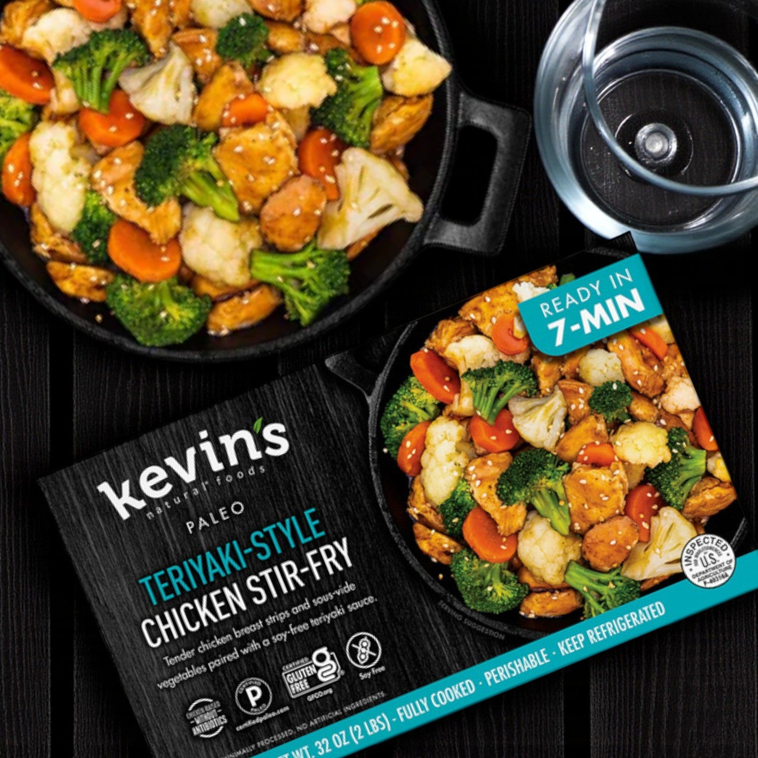 Cal Chef Food Teriyaki Chicken Stir Fry – 32 oz