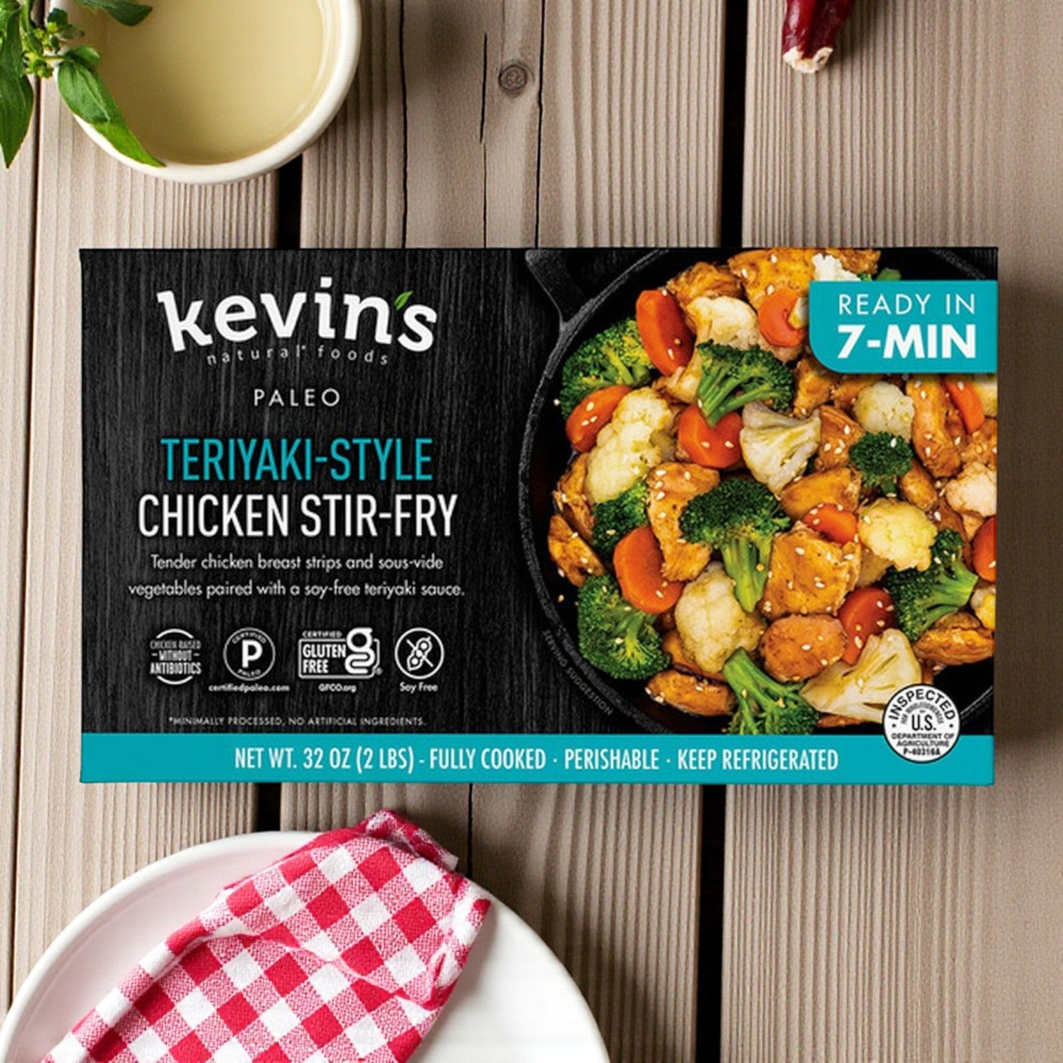 Cal Chef Food Teriyaki Chicken Stir Fry – 32 oz