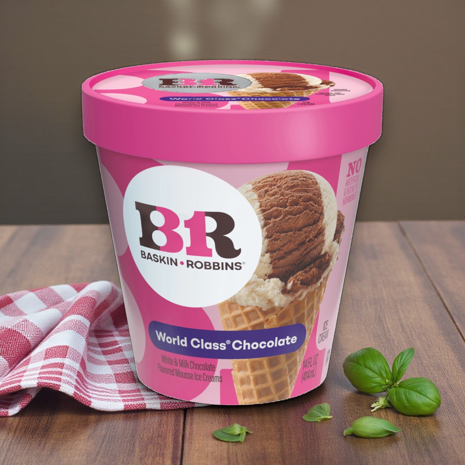 Baskin Robbins Ice Cream World Class Chocolate (14 oz)