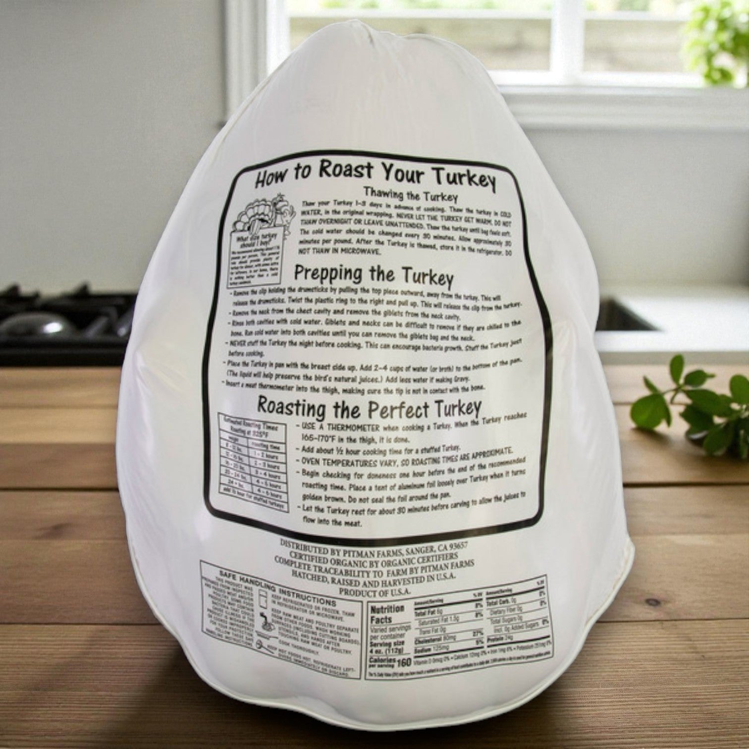 Fresh Organic Hen Turkey – Approx. 14 lbs