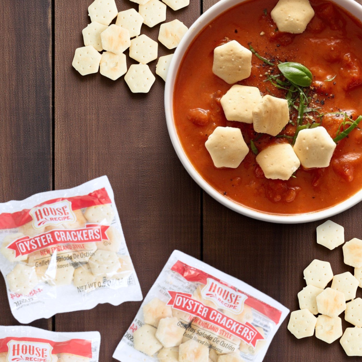 Sysco House Recipe New England Oyster Crackers – 150 Count (0.5 oz each)