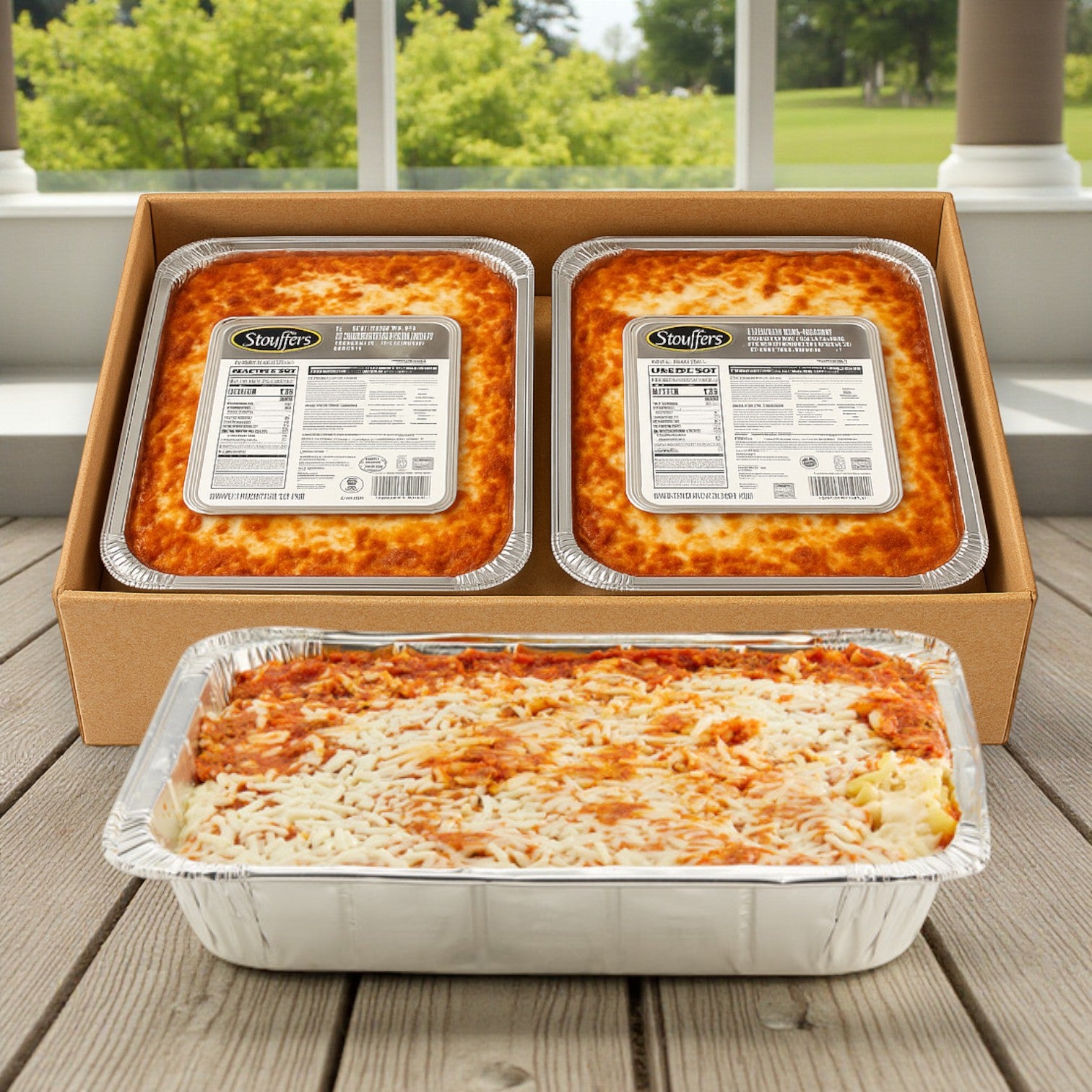Sysco Classic Meat Lasagna Entrée – 6 lbs per Tray (1 Case, 4 Trays Total)