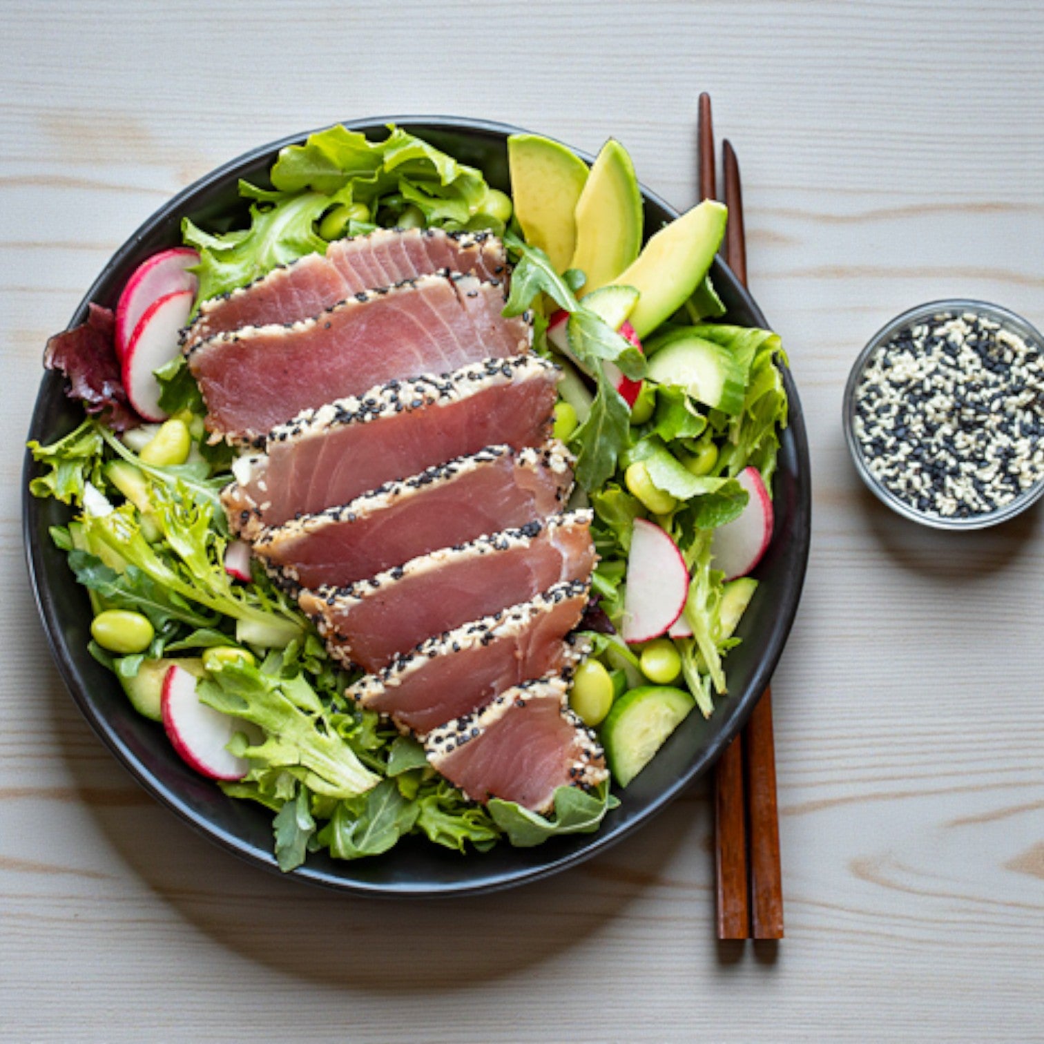 Anova Yellowfin Tuna Loin – Clear Smoked, 5–10 lb (30 lb Case)