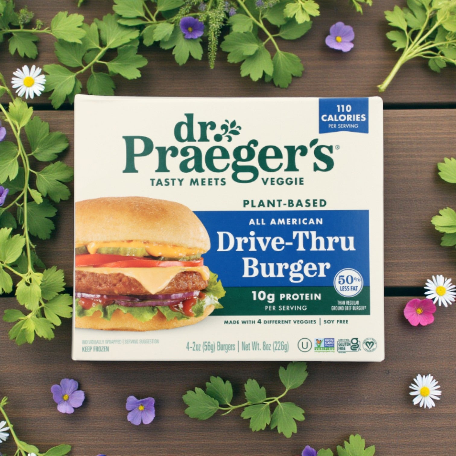 Dr. Praeger’s Veggie &Plant-Based Burger Variety Combo – 5 Packs