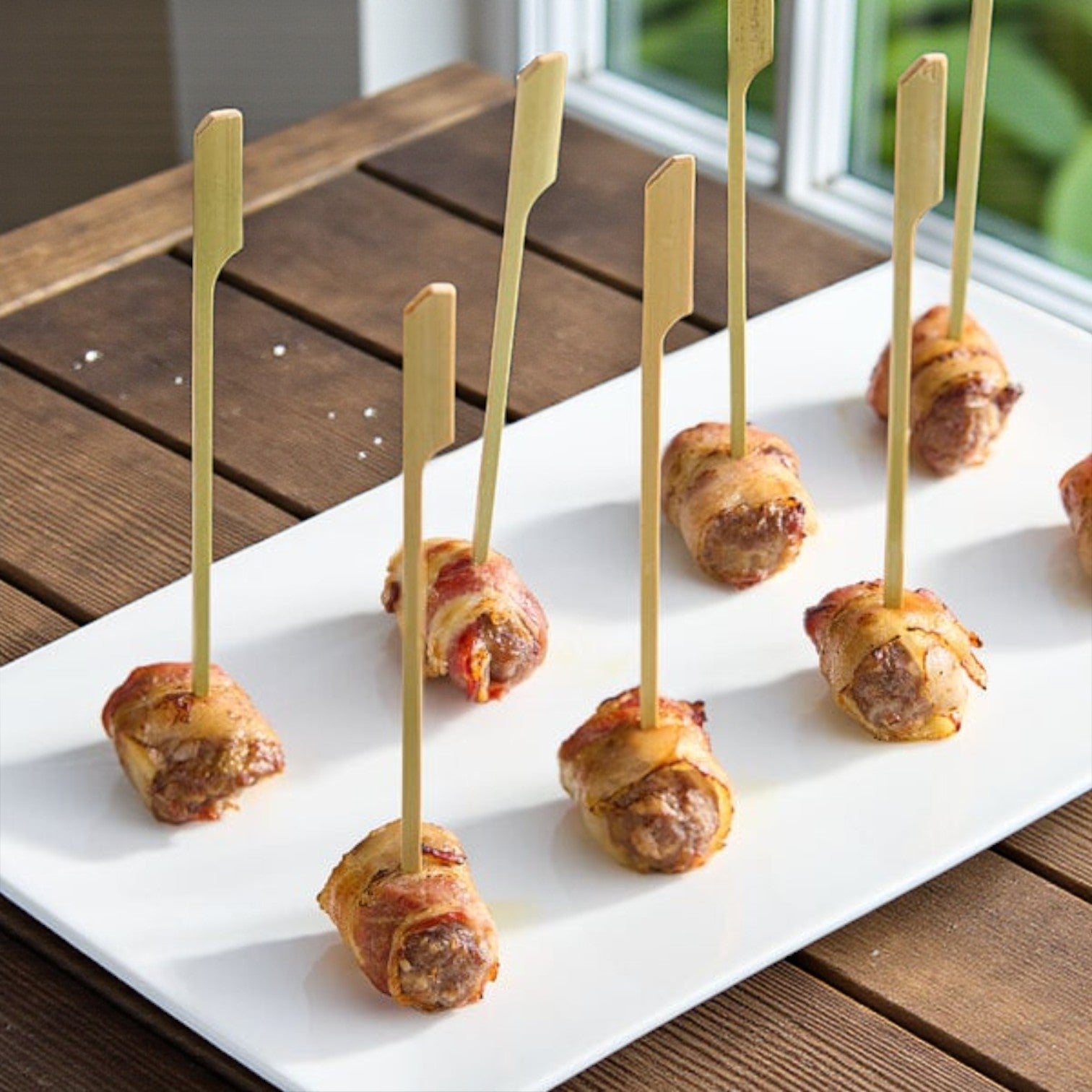 Cuisine Innovations Bacon Wrapped Wagyu Bites – 24 Count (3 Pack)