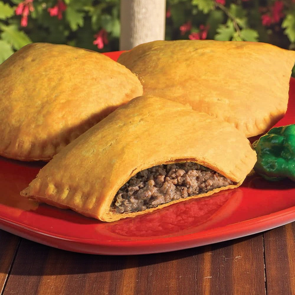 Frozen Caribbean Crescent Halal Spicy Jamaican-Style Beef Patties – 4.5 oz (50 ct)
