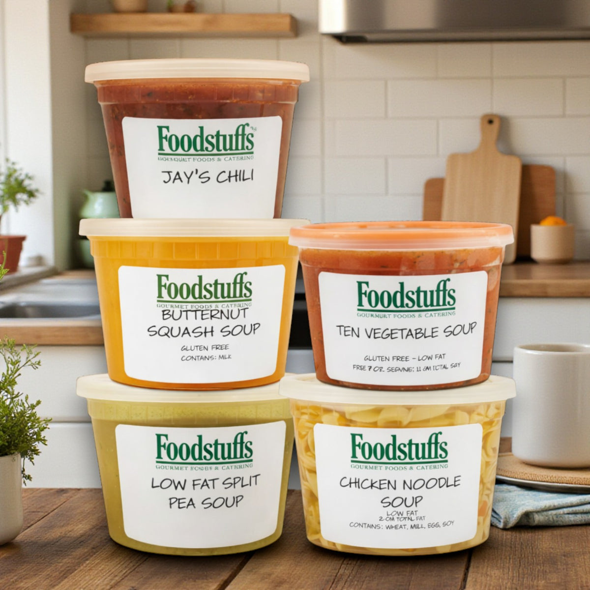 Foodstuffs Gourmet Foods Soup Variety Pack – 5 Classic Soups