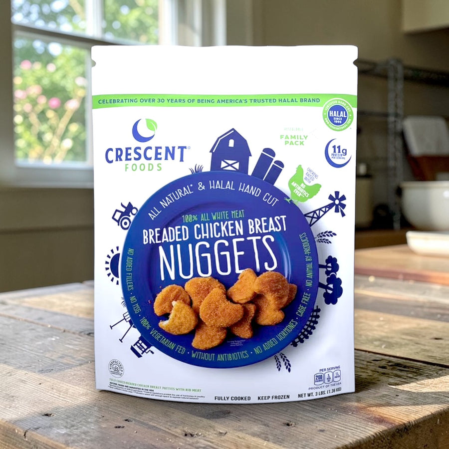 Crescent Foods Halal Chicken Breast Nuggets – 3 lbs