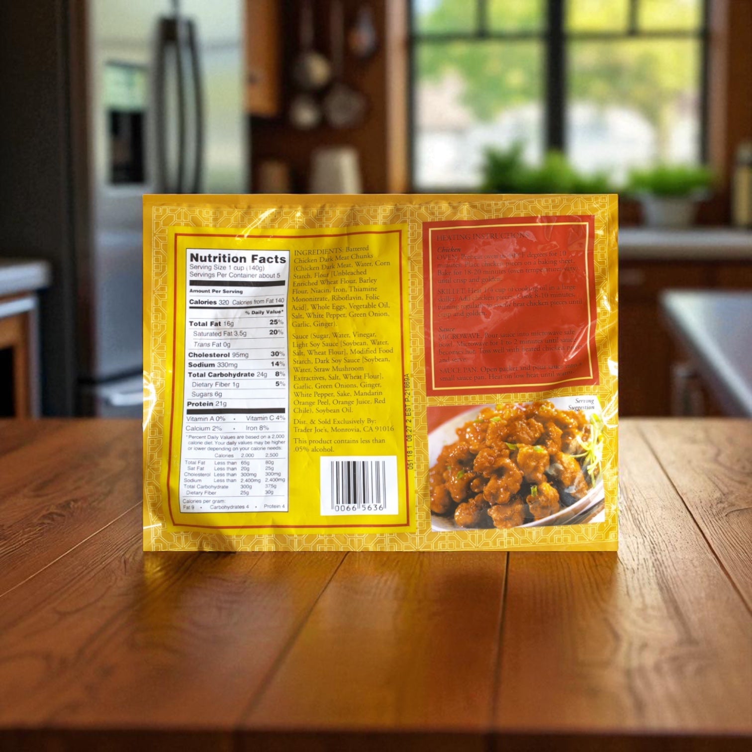 Trader Joe's Mandarin Orange Chicken 22 OZ