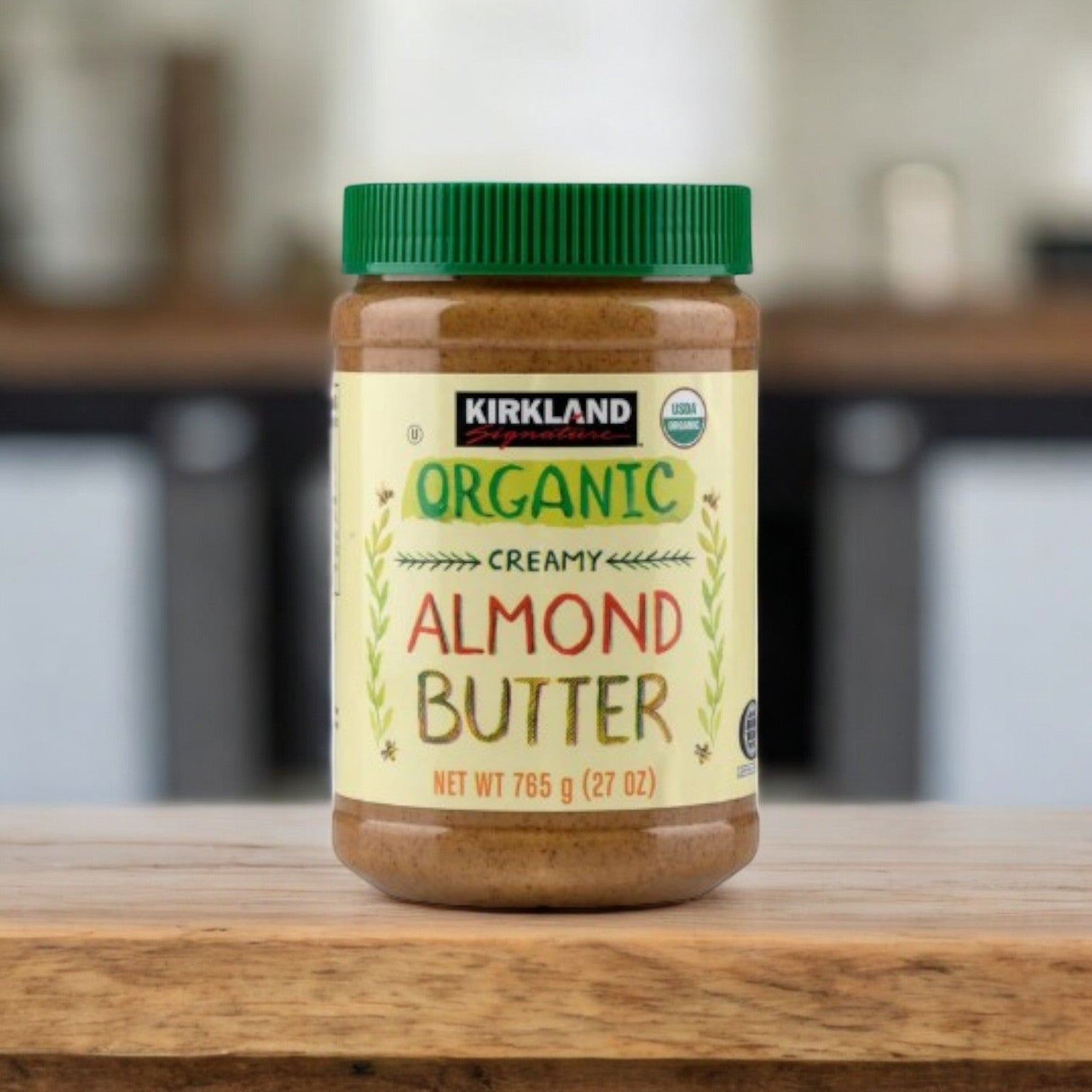 Kirkland Signature Organic Creamy Almond Butter, 27 oz-1 Count