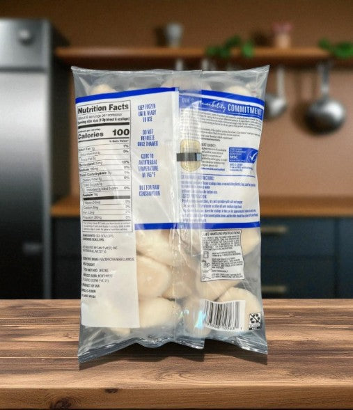Member's Mark Wild Caught Sea Scallops, Frozen, 10-20 Count- 1.5 Ibs