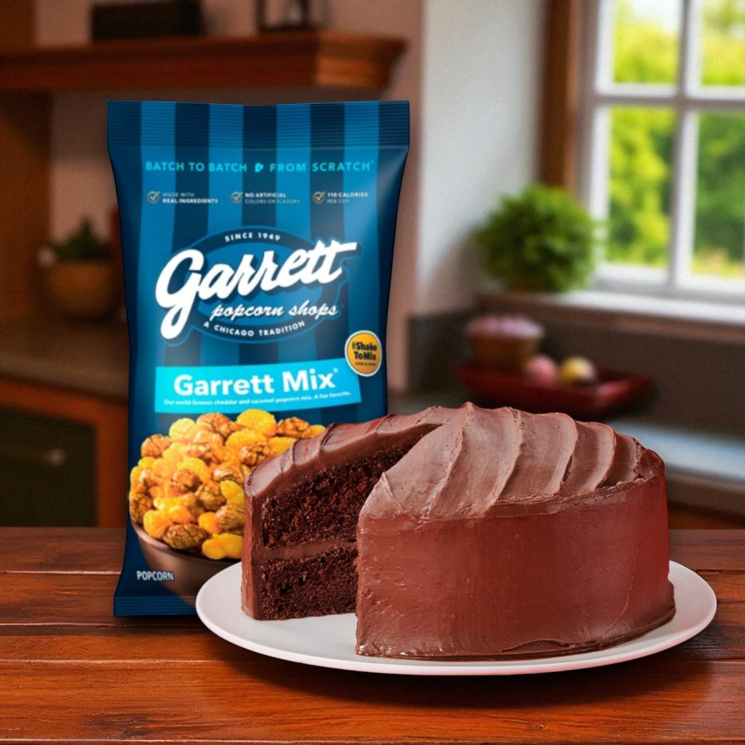 Portillo's Famous Chocolate Cake & Garrett Popcorn Garrett Mix Combo – Sweet Chicago Treats!