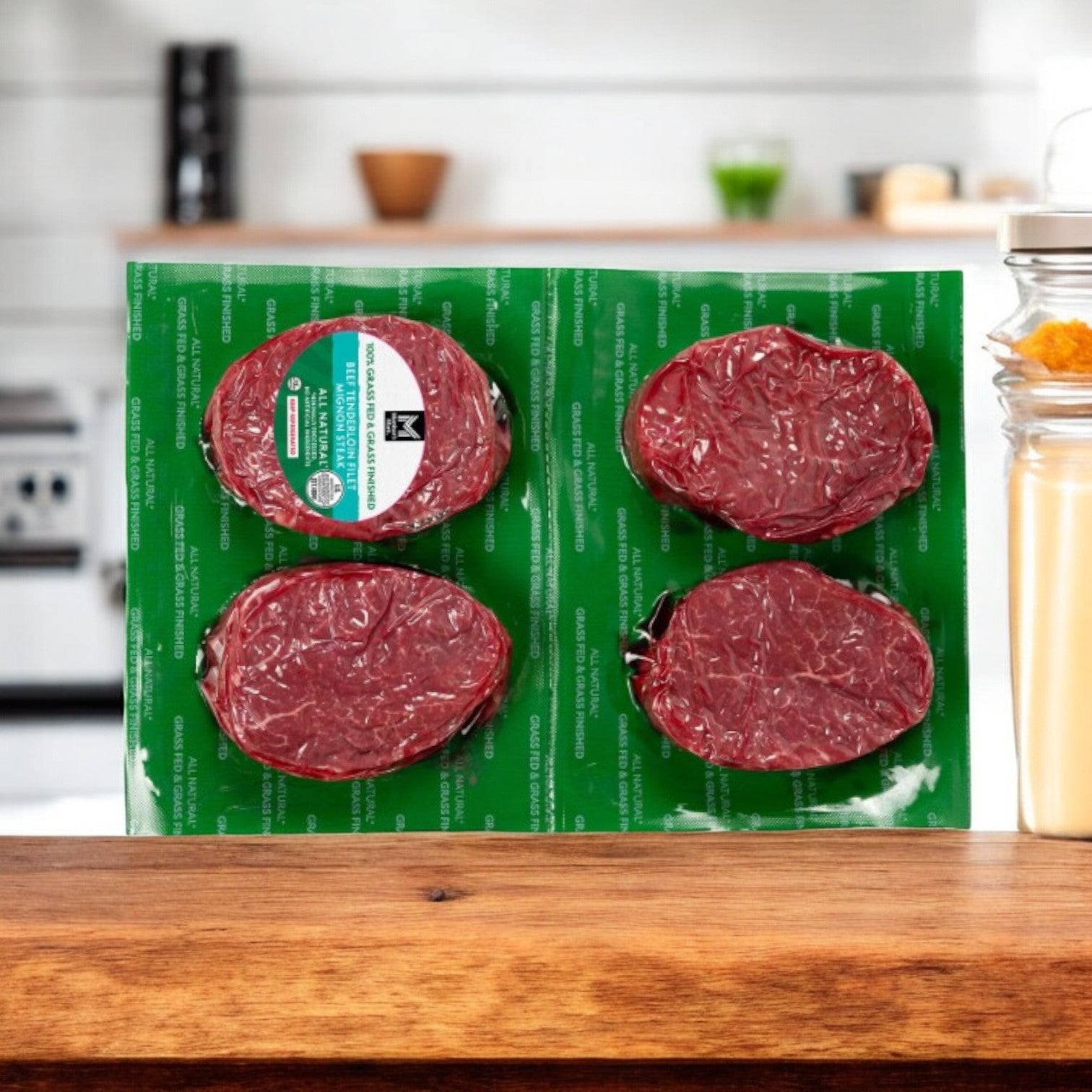 Tenderloin Beef Steak- Member's Mark Grass Fed- 1 Pack- 4 Steaks