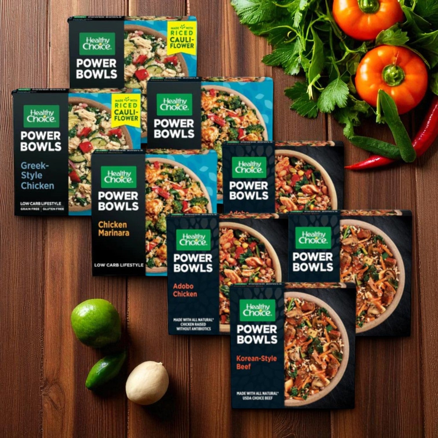 Healthy Choice Power Bowl Variety Pack! 8 Total Power Bowls!
