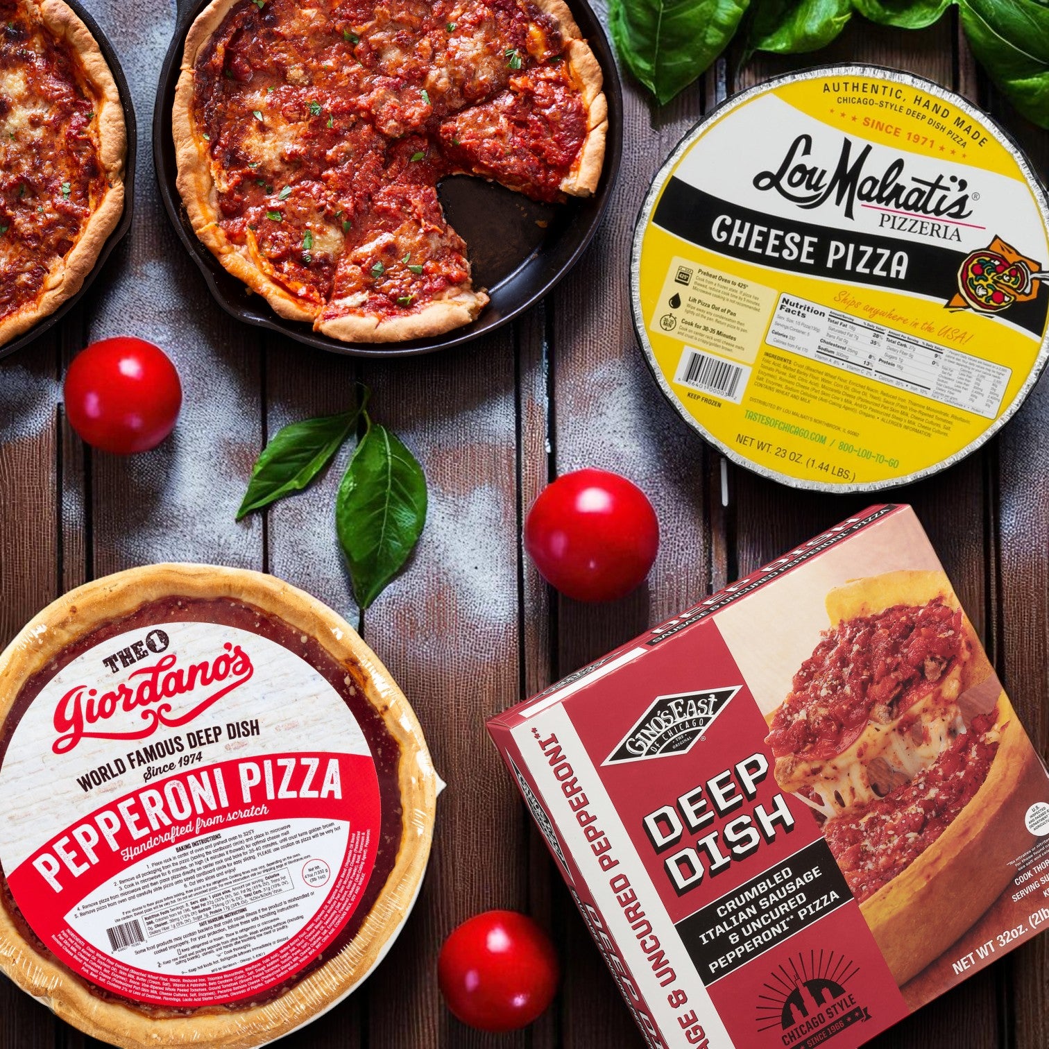 Deep Dish Combo Pack! 3 Total Deep Dish Pizzas!