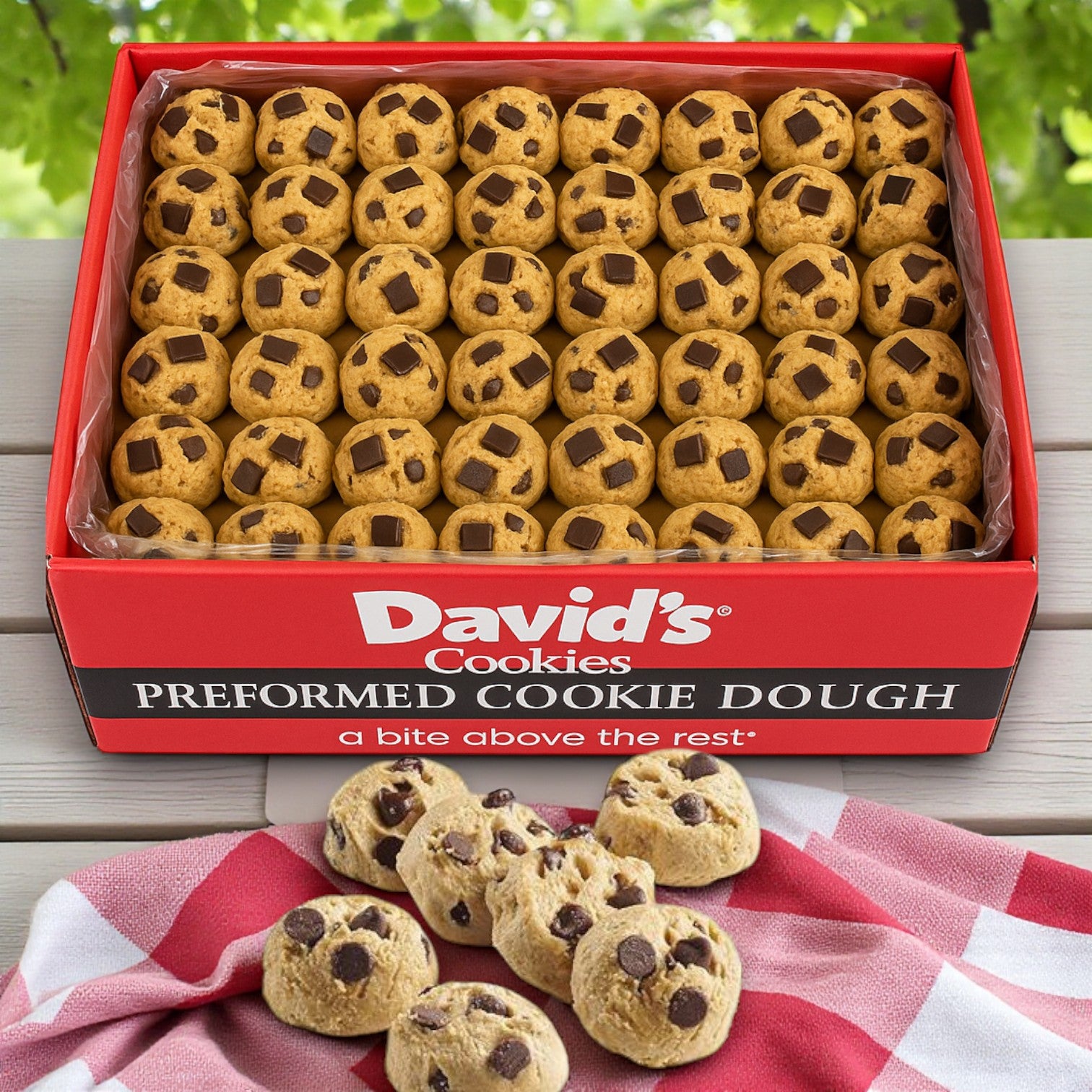 Frozen David's Cookies - Chocolate Chunk Cookies - 120/1.5 oz