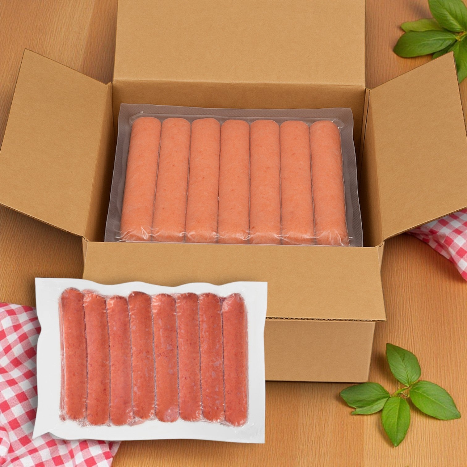 Nathan’s Famous Polish Sausage –6 Inch-(Beef Kielbasa)  Case of 50