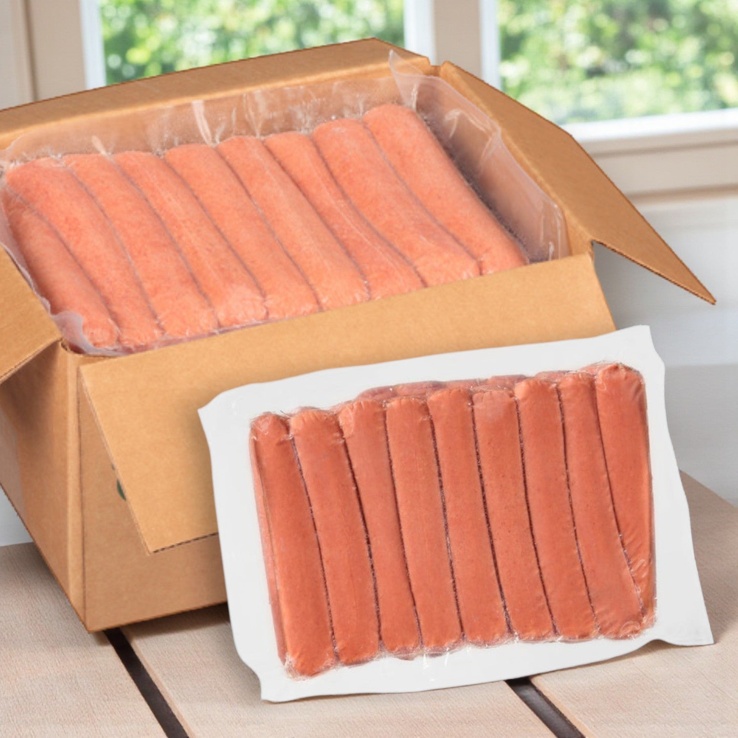 Nathan’s Famous All-Beef Frankfurters – 50 Hot Dogs (2 Bags, 5 lbs Each, 10 lbs Total)