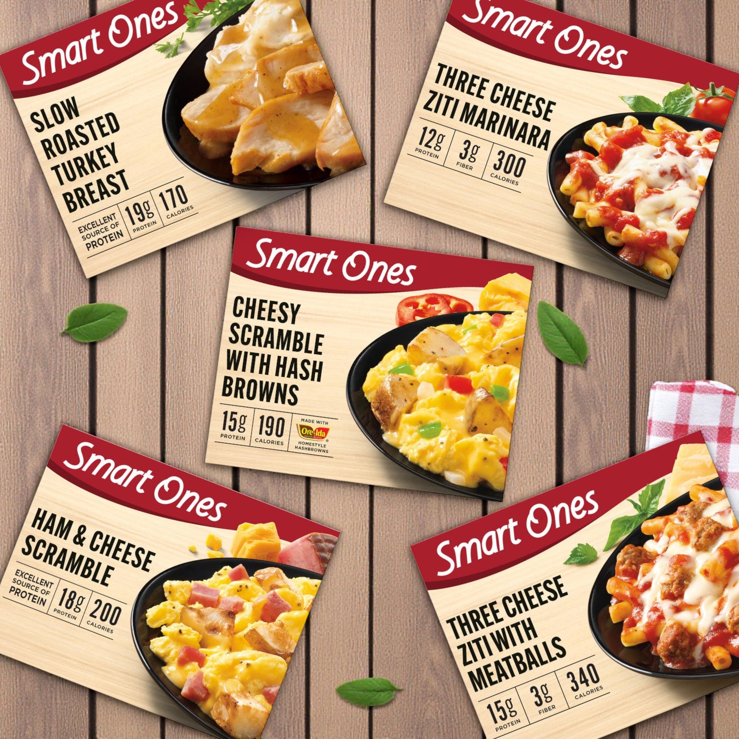 Smart Ones Variety Pack – 5 Delicious Frozen Meals