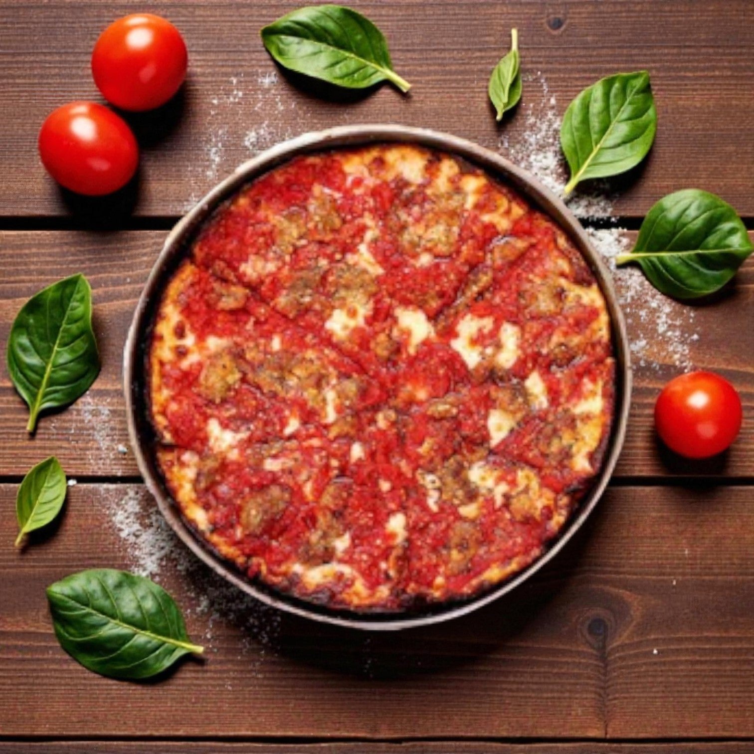 Labriola Chicago Italian Sausage Deep Dish Pizza-12Inch- 1 Count