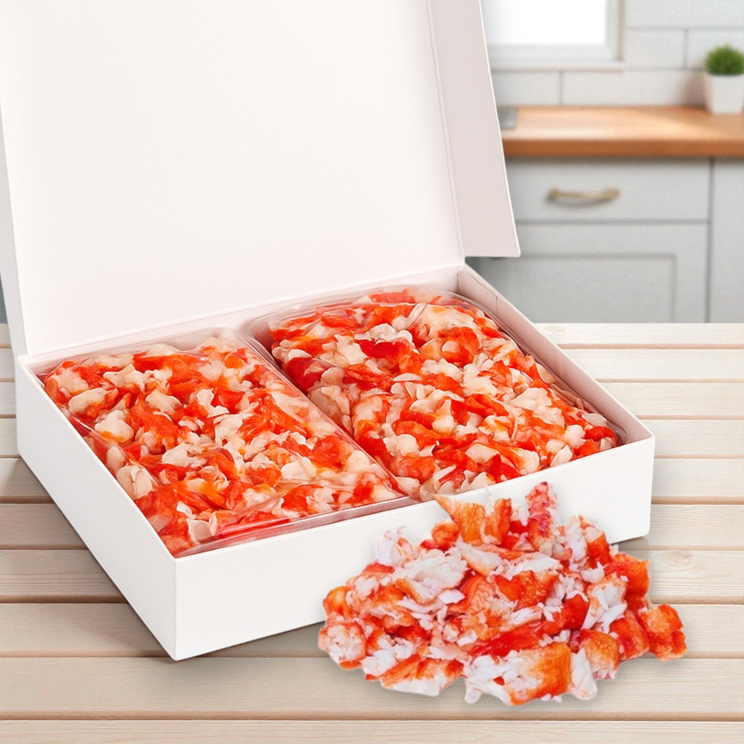 Packer Lobster Meat – Claw & Knuckle, 3/ 4 lbs Packages- 12 Pounds Total!