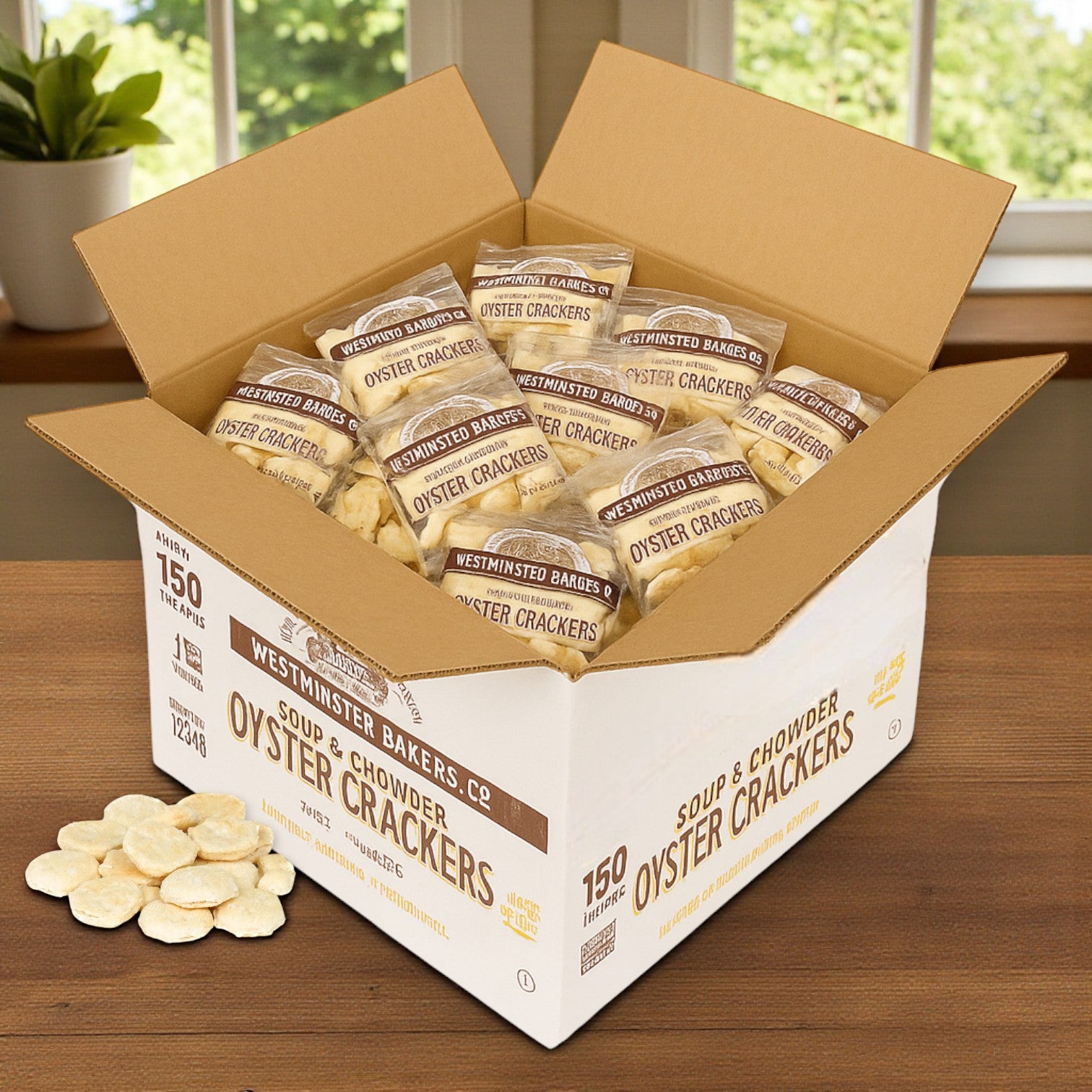 Westminster Oyster Crackers – 150 Count, 0.5 oz Packs