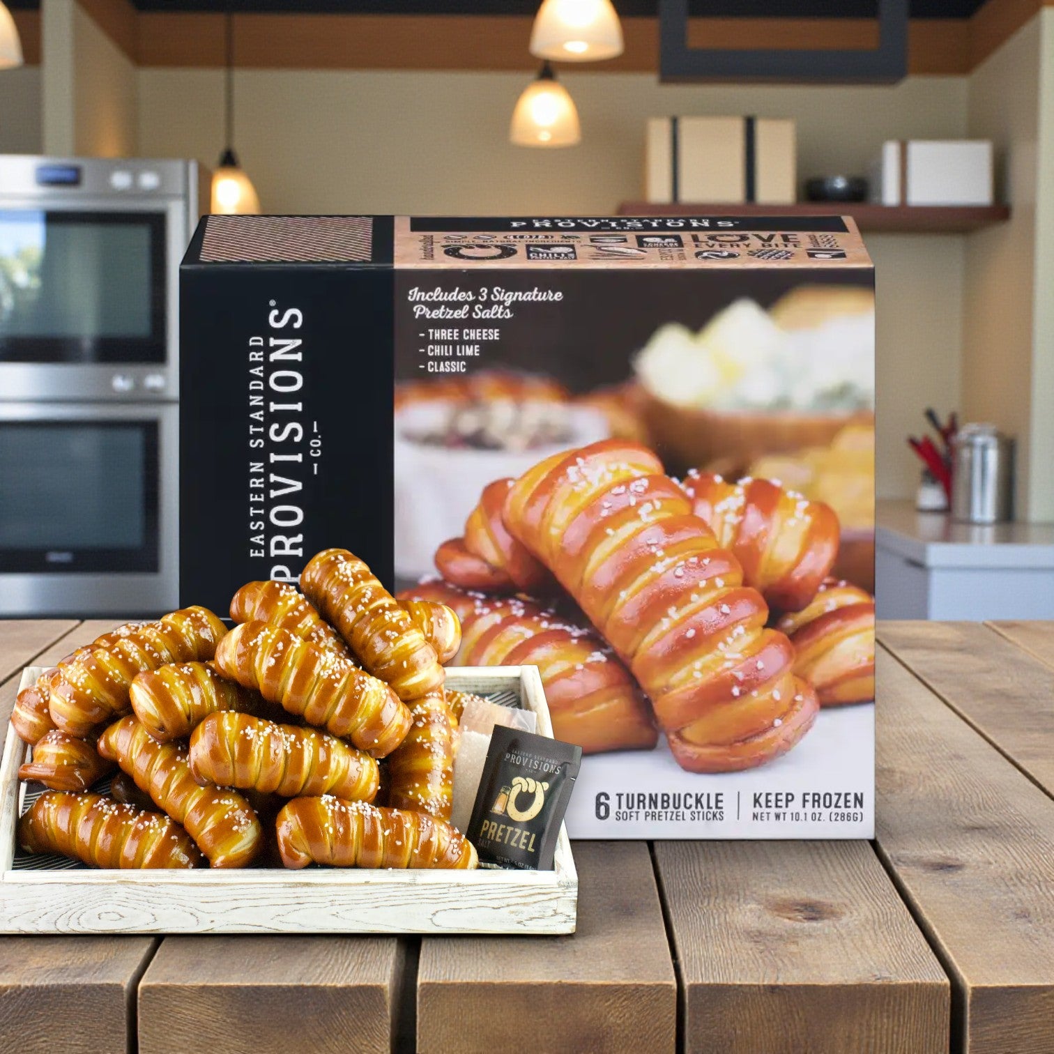 Artisanal Snack Combo: Eastern Standard Provisions Soft Pretzels &amp; Garrett Spicy CheeseCorn