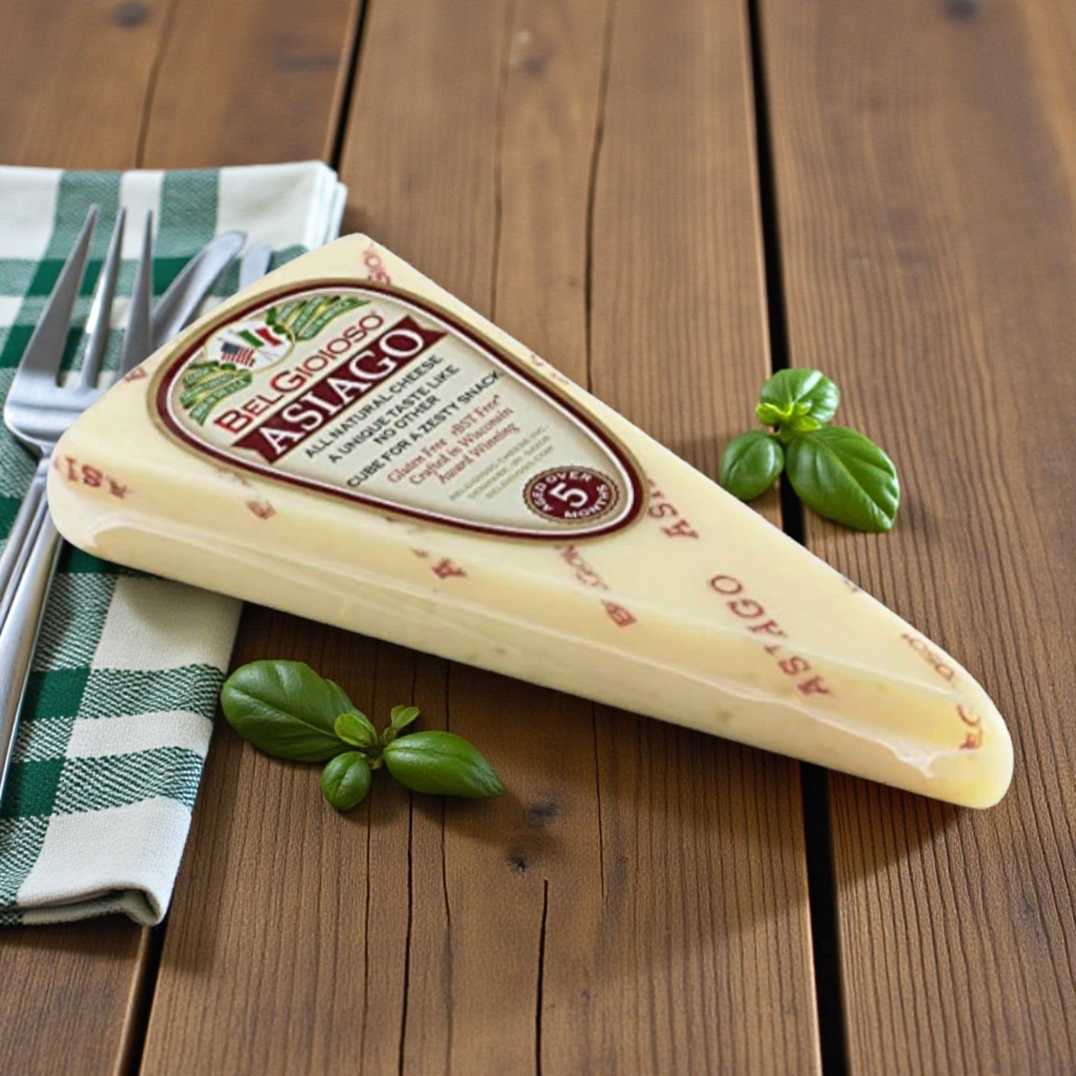 BelGioioso Asiago Cheese Wedges – Approx. 2 lb Each
