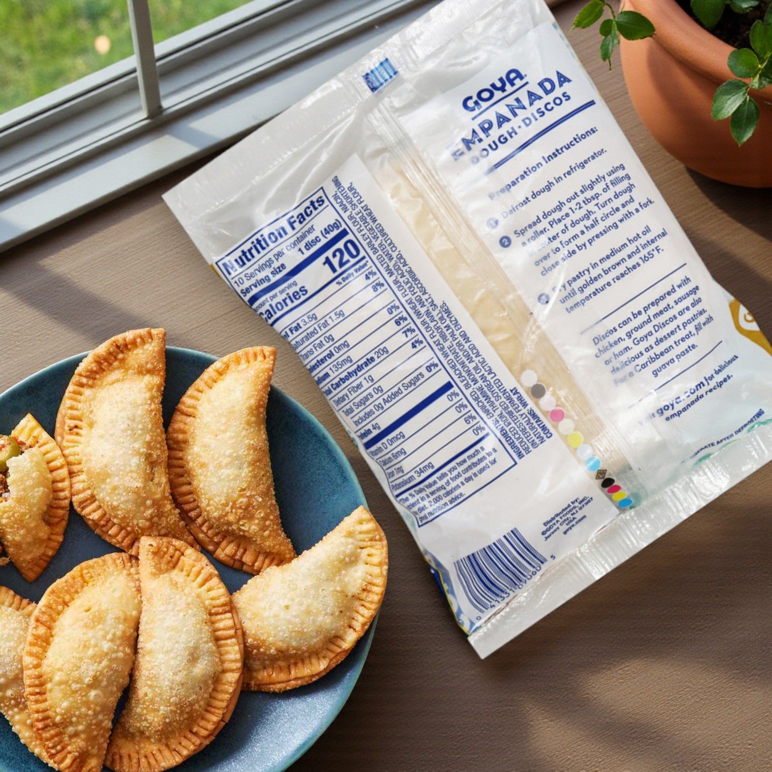 Goya Frozen Discos for Empanadas – 24 Count (14 oz total)