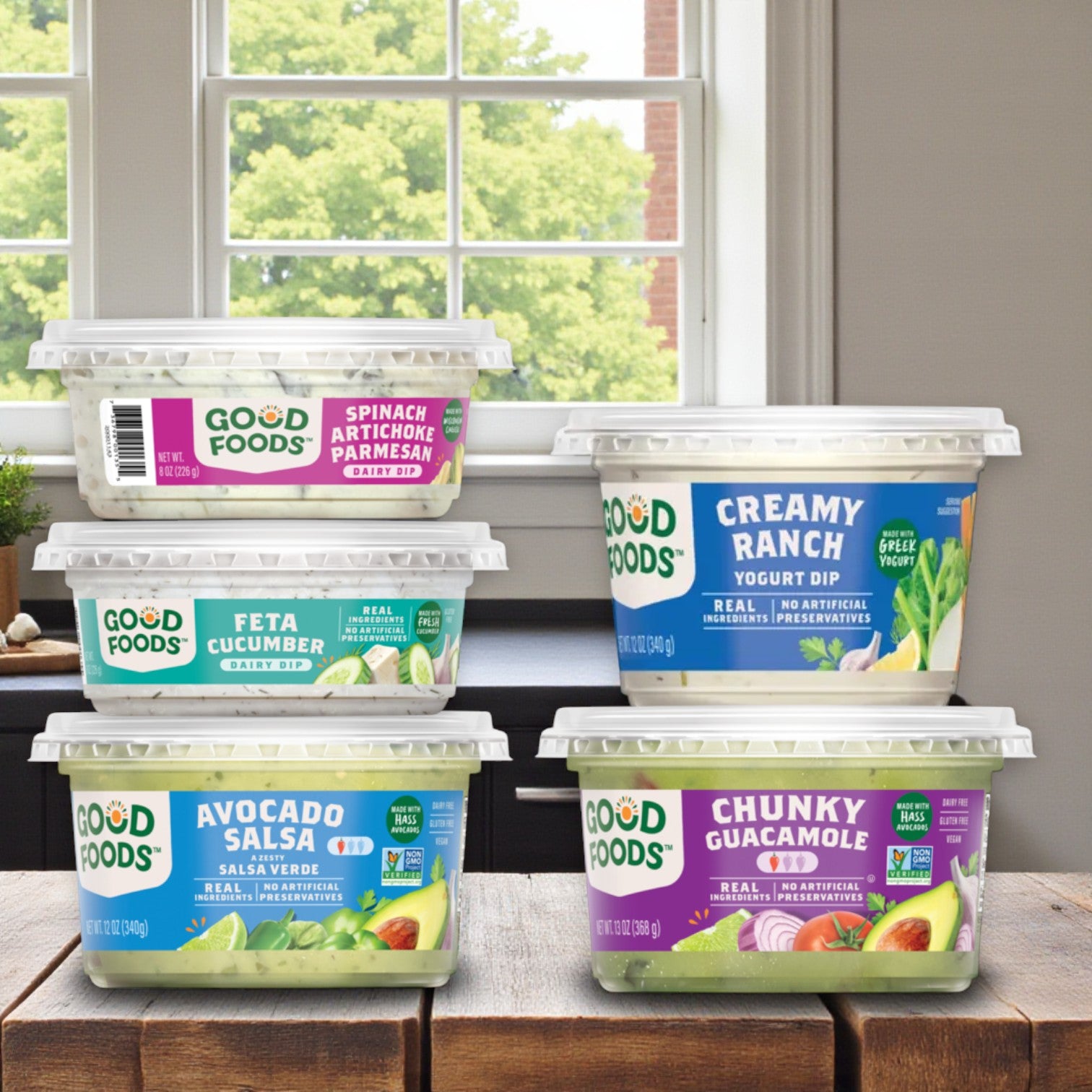 Good Foods Fresh Dip & Guacamole Variety Combo