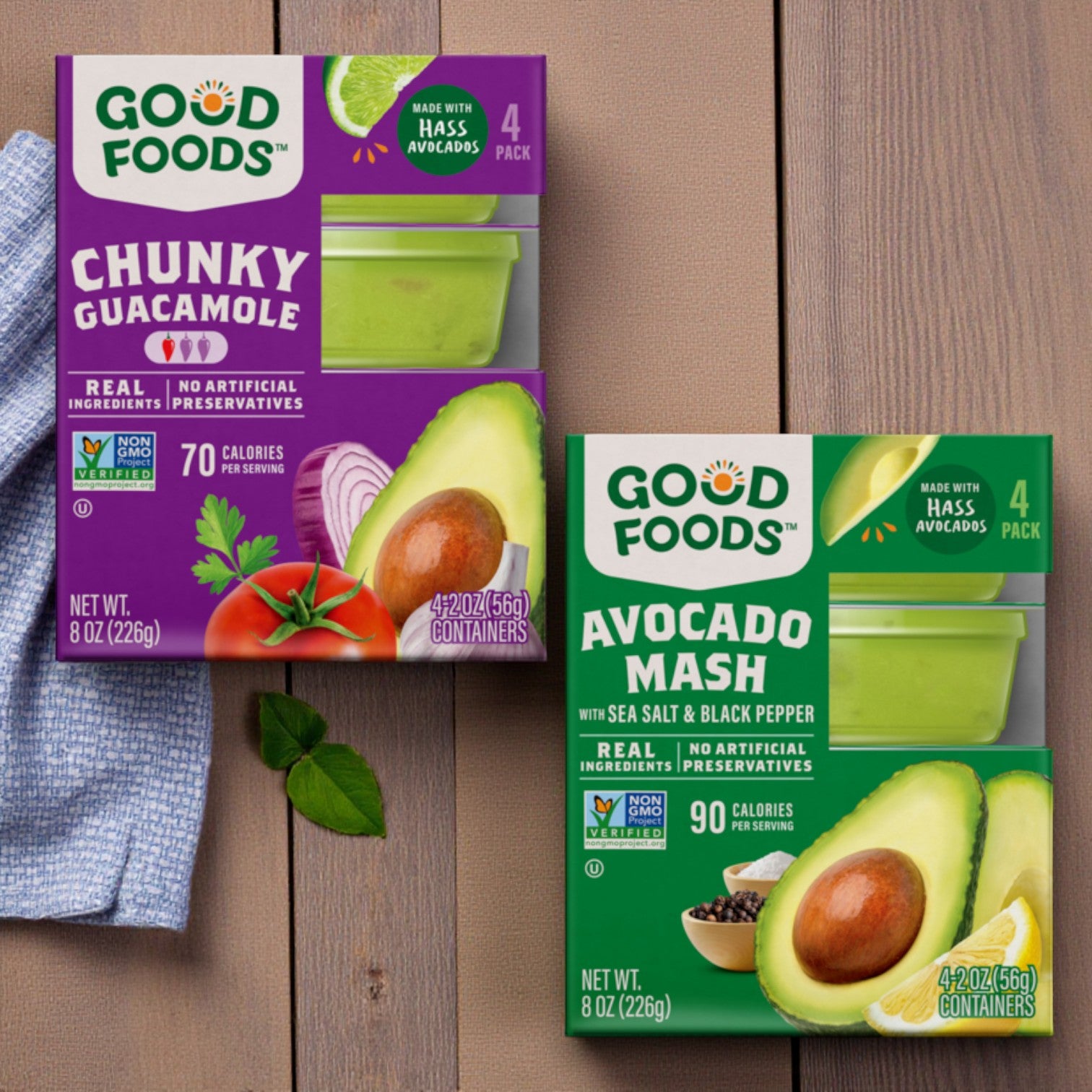 Good Foods Avocado Duo Snack Pack – 8 Total Cups