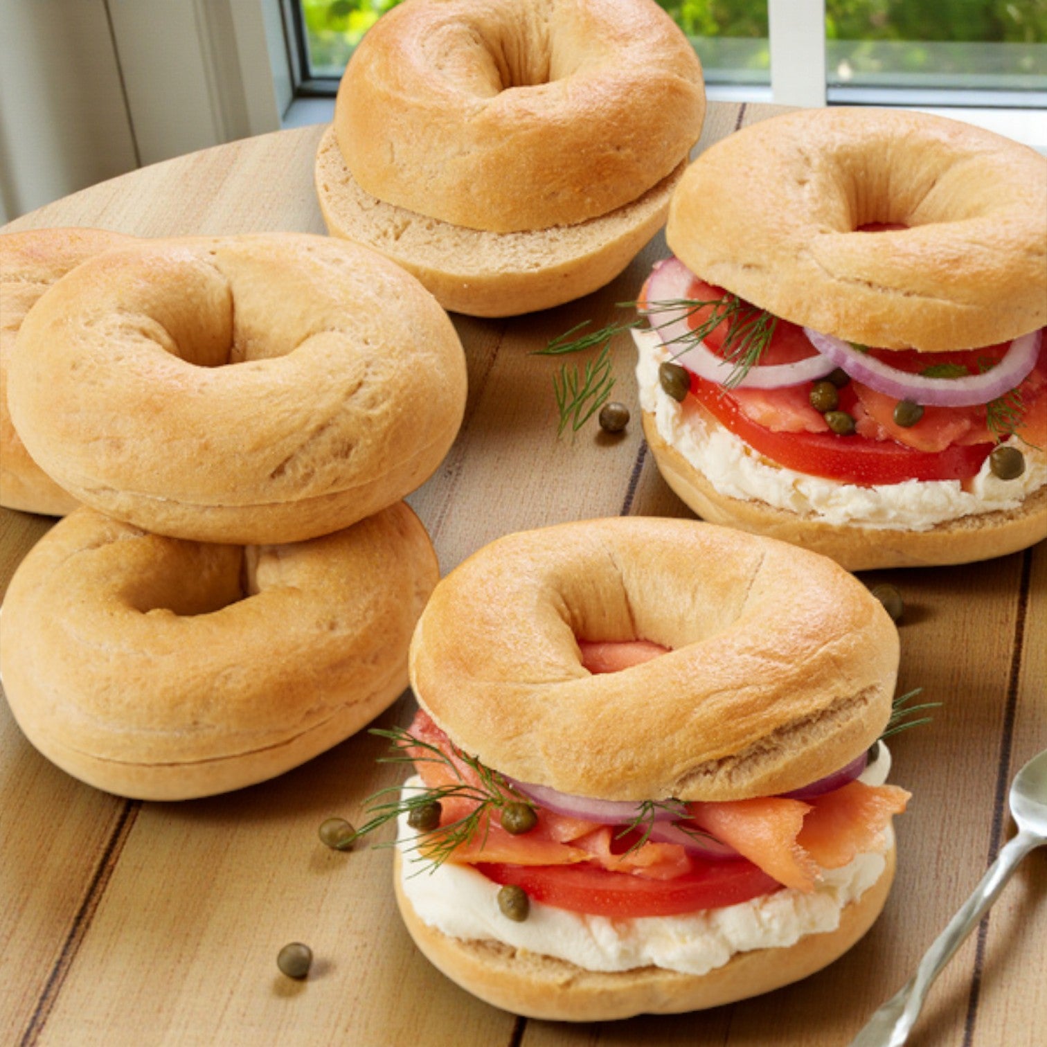 Lender's Bagels – Whole Grain White Individually Wrapped (72 CT)