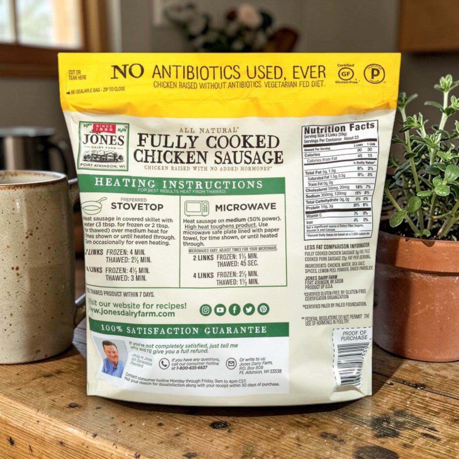 Jones Dairy Farm Fully Cooked Sausage Duo – Chicken & Pork Variety Pack