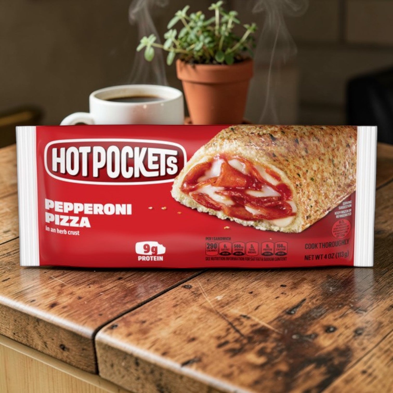 Hot Pockets Stuffed Pepperoni Pizza Sandwiches – 30 Pack (4 oz Each)