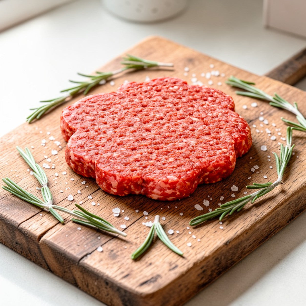 Fire River Farms Imperial Beef Patties – Chuck, Brisket & Sirloin Blend (30 Count, 5.33 oz Each)