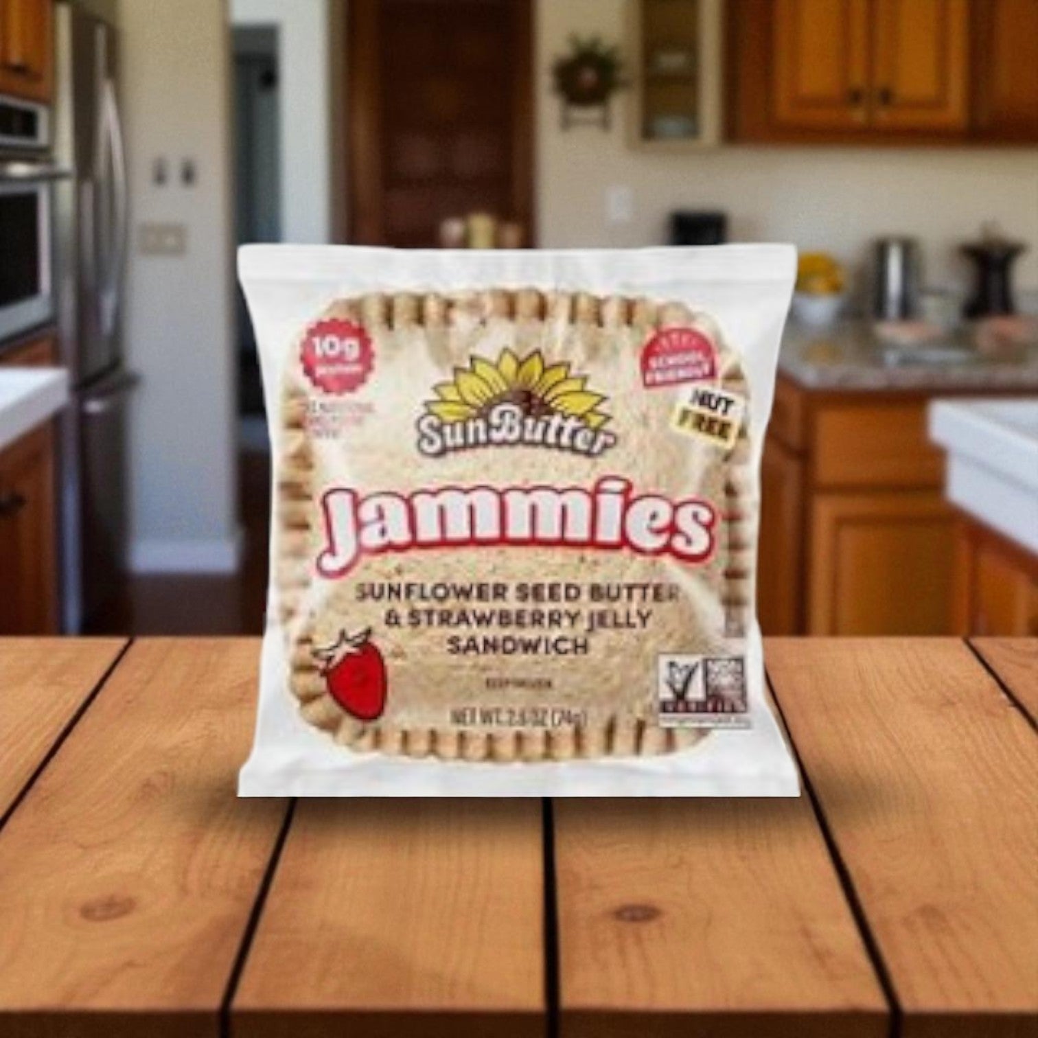 SunButter Sunflower Seed Butter & Strawberry Jelly Sandwich Jammies, 8 oz. - 4 Count
