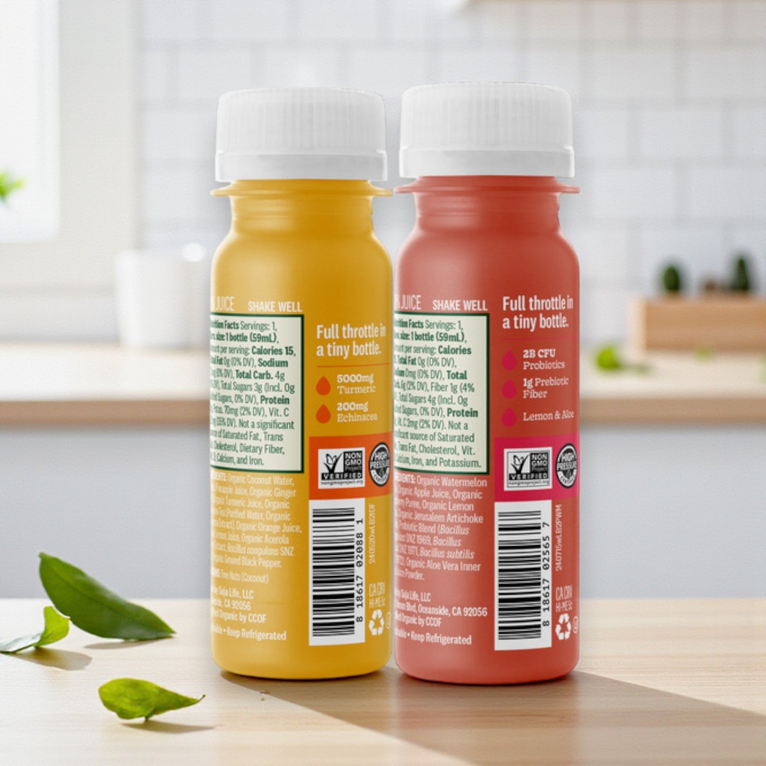 Suja Organic Wellness Shot Variety Combo – 6 Count (2 fl oz Each)