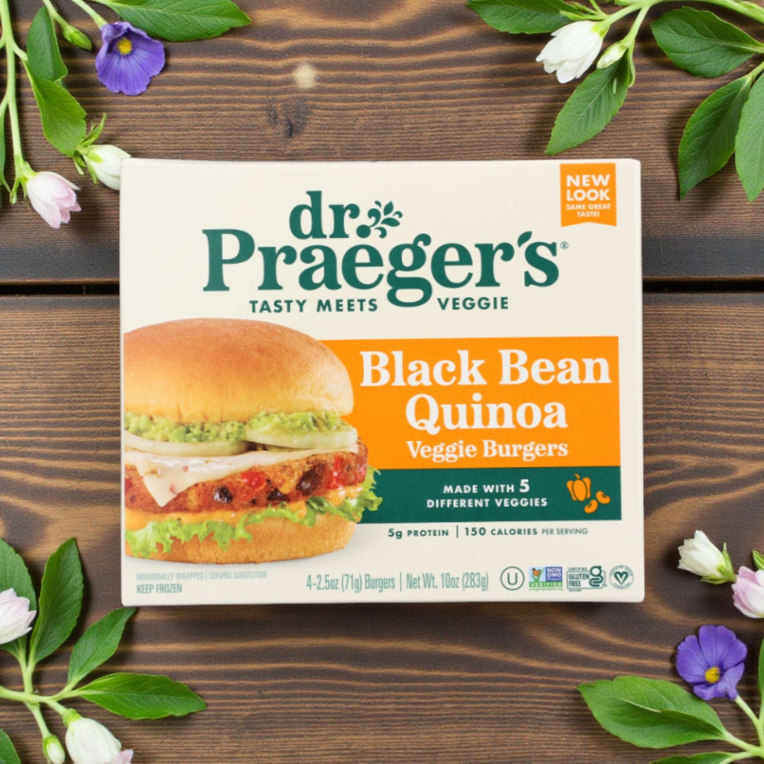 Dr. Praeger’s Veggie &Plant-Based Burger Variety Combo – 5 Packs