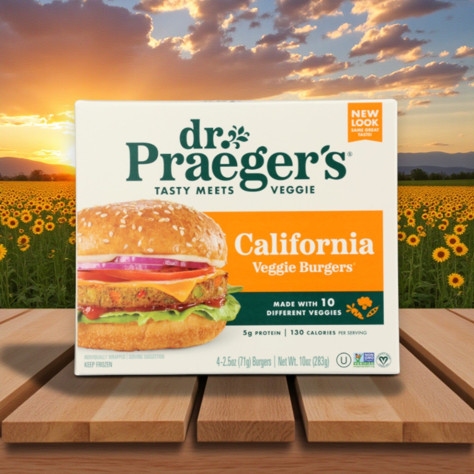 Dr. Praeger’s Veggie &Plant-Based Burger Variety Combo – 5 Packs